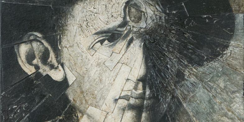 5 - Untitled Acrylics and oil on wood 30x40x2cm